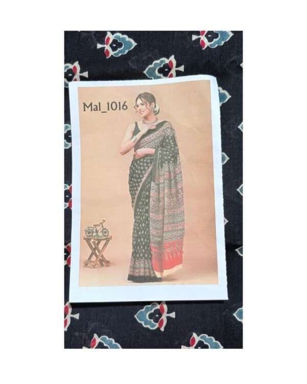 Mal Mal Cotton Saree - Image 4